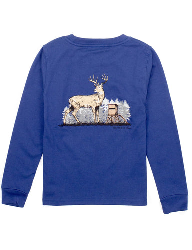 Deer Season LS-River Blue