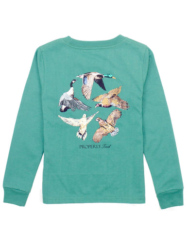 Boys Flock LS - Teal