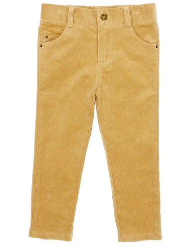 Boys Camel Pinwale Cord Pant