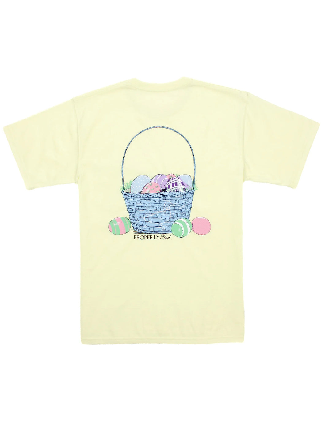 Easter Basket SS Light Yellow