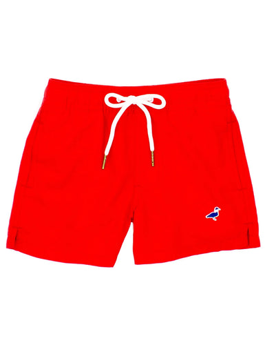 Guard Red Swim Trunk