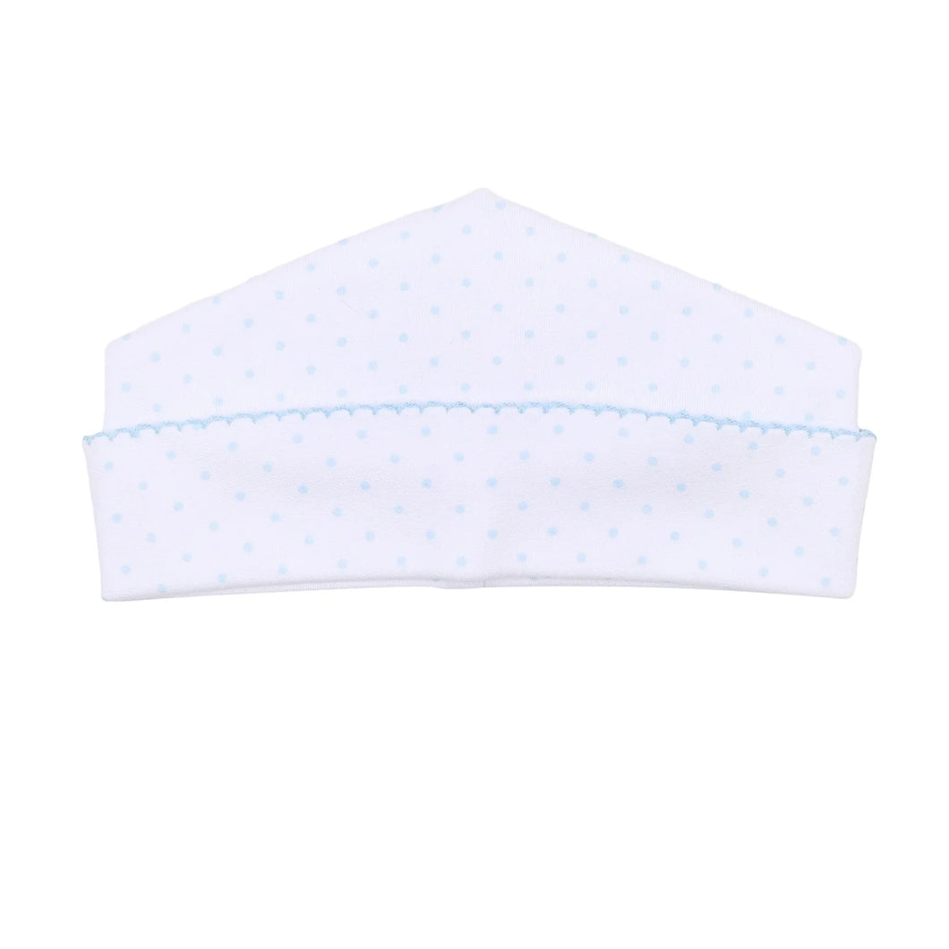 Blue Mini Dots Hat