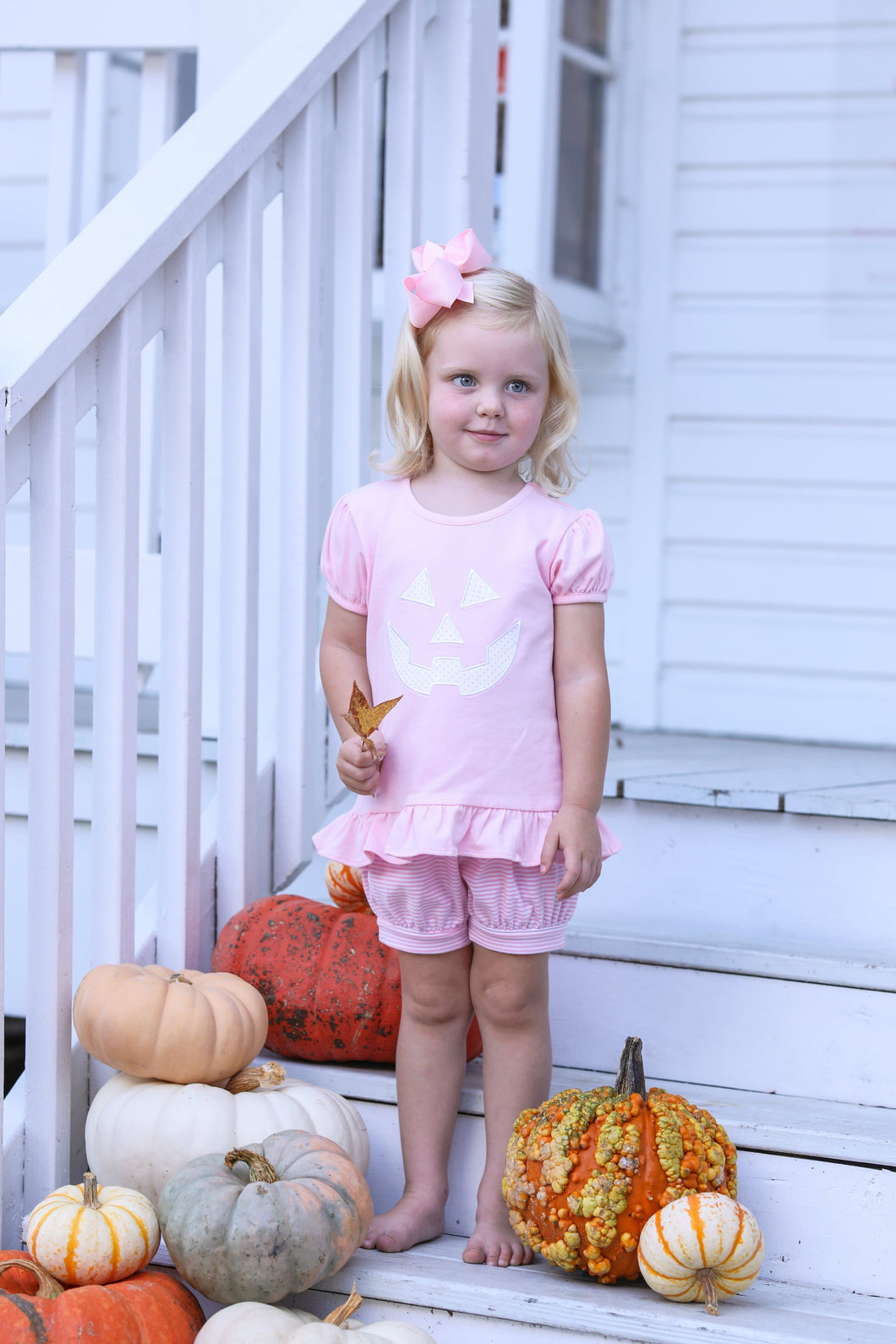 Jack O'Lantern Shirt -Pink