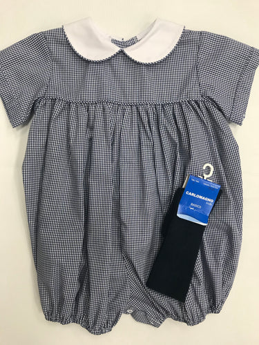 Royal Mini gingham Boy Bubble