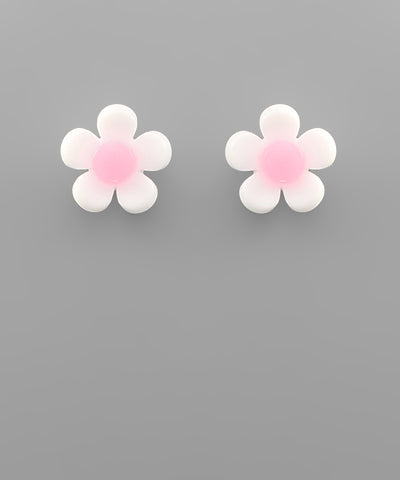 Acrylic Flower Studs